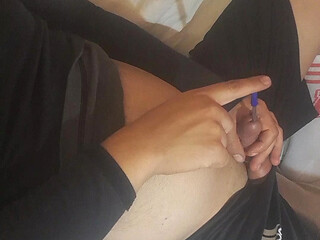 Iron rod inside my penis