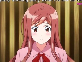 Brunette Decides To Use XL Condom On First Date  Hentai Uncenored