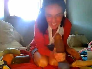 Brunette Solo Webcam Masturbation