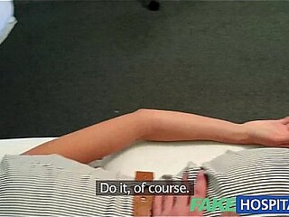Nurse gets seduced in the hospital by hot salesgirl