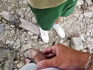 The Twink got lost in the ruins. Watcher stepdaddy fucked my ass without a condom to cum.