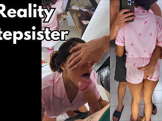 Reality Stepsister Decided to Have Sex with Stepbrother While Parents Are Not at Home