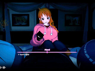 Threesome with Hinata Nami & bulma