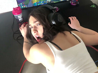 New Imba in Dota 2. to Shock. Sexy Gamer Girl Plays.