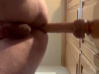 I like bouncing on big dildos
