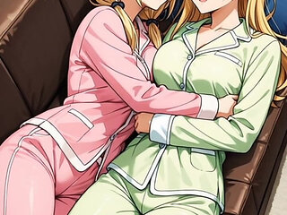 Teasing Busty Blonde Dykes' Full-on Fingering, Licking, and Dildo-fucking Orgy