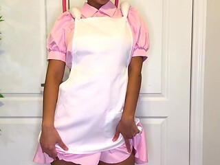 Hot Black Maid Does Some Webcam Black and Ebony