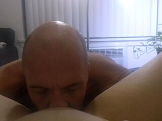 Amateur close up pov hj to nice big rod