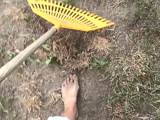 Dirty Feet in the Garden