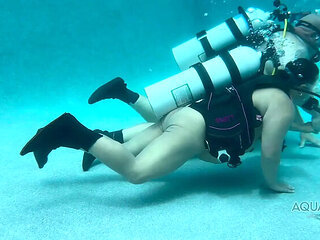 Big Tits Latina Teacher Fucks Student Underwater in Pool Sex