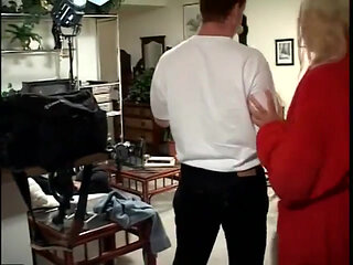 Granny and a young man!