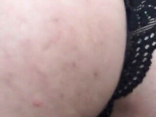 Watch my panties on my skinny body and lick the piss out of my slip