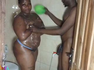 Bbw gets the biggest cock of her