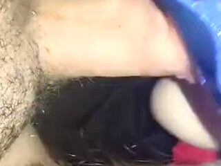 Persian babe gets double penetrated in MFM threeway with two cocks inside