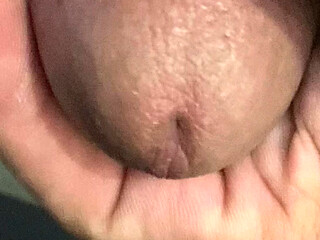 I was alone in the tolet and the monster inside me was getting hard and it wanted to release the slimy stuff in it