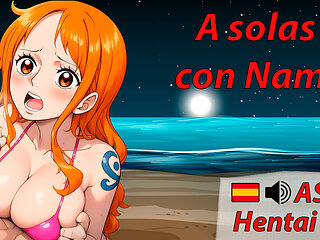 Spanish audio JOI with Nami from One Piece. It starts soft but...
