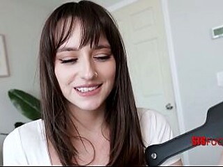 Innocent step-sister gets a surprise creampie