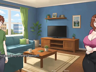 Crazy anime Hentai girl gets a surprise cunnilingus while cleaning up.
