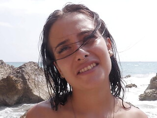 Fucking on the beach with my stepsister