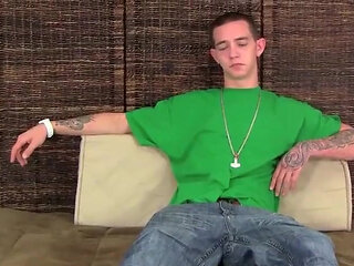 Tattooed Bad Boy Shoots a Big Load