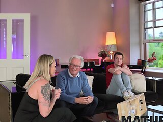 Hot mature April Velvet gets her asshole gapped by horny Sam Bourne