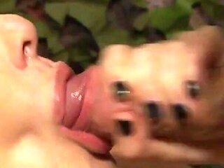 Daisy Rock takes pleasure with a double penetration