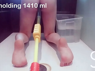How much ENEMA can I hold?