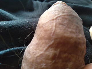 gay amateur touches his thick cock with his fingers