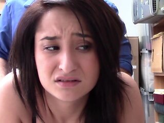 Amateur hotties Chad & Isabella get raunchy in a reality cop fantasy