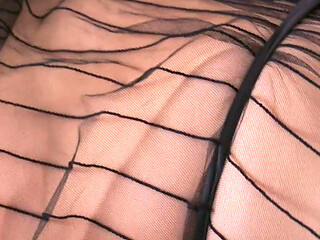 Horny Stepmom Puts on a Sheer Shirt, Going Braless. Fingering Orgasm