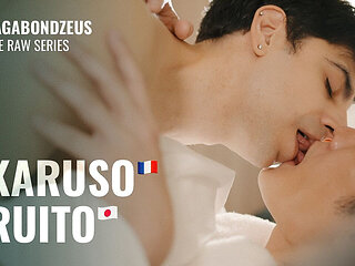 Romantic Interracial Fuck Between French Top and Japanese Bottom