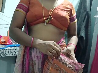 Indian telugu, 18 year old, wearing