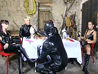 Mature Latex Women Share a Kinky Fetish Feast