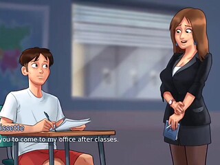 Xrgamers Miss Bissette Tutoring Anon in French Kissing Hentai