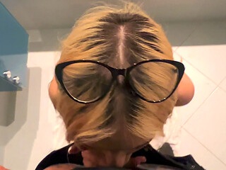 Fucking from First Person View in the Toilet POV