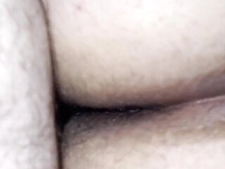 Doggystyle with Big Fat Pregnant Girl. Close-up and Cum Inside