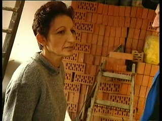 Short hair mature slut rides guy's big and hard prick