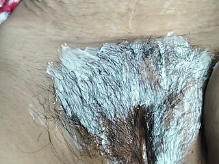 Desi Bhabhi's Clean Hair Pussy