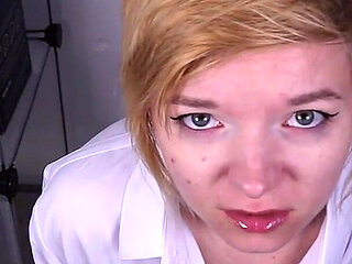 Caught in the Stockroom POV Blowjob