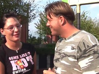 Brunette Gets Warm Semen All Over Her Glasses