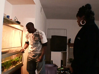 Hotty ebony slut takes on a BBC