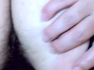 Open Hairy Ass in Catsuit