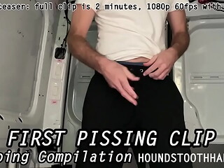 My First Pissing Clip Camping Compilation
