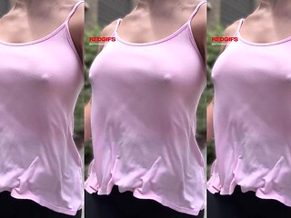 Do you think its too obvious Im Braless?