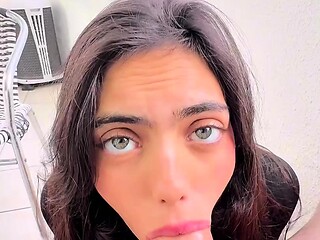 Brenda Trindade Deepthroat Blowjob In Balcony Onlyfans