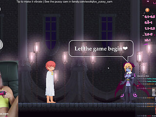 Castle of Temptation Stream 3 Cute Gooner Gamer Girl Masturbating ExotiqFox