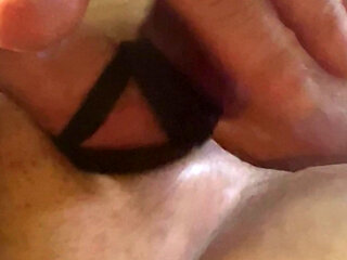 Me and my tied cock and balls