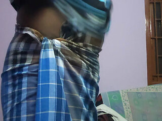 Indian tamil mature man mastrubation in the house