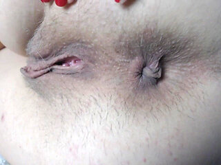 Playing with My Hairy Holes Close up