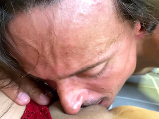 Sucking the pussy of the young married girl and making her cum in my mouth!